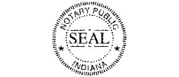 Indiana Notary Seal